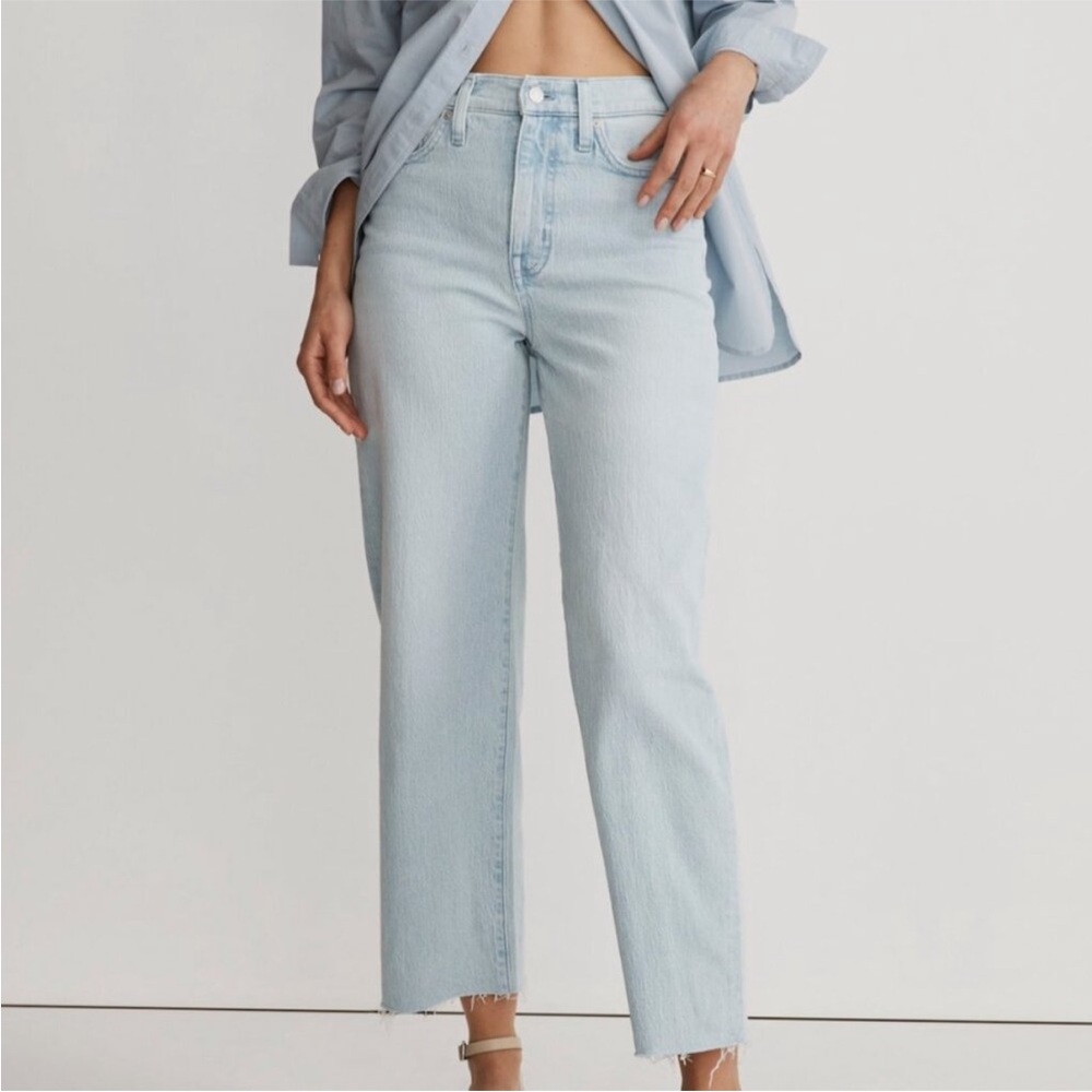 Madewell Light Blue Tall Ankle Jeans